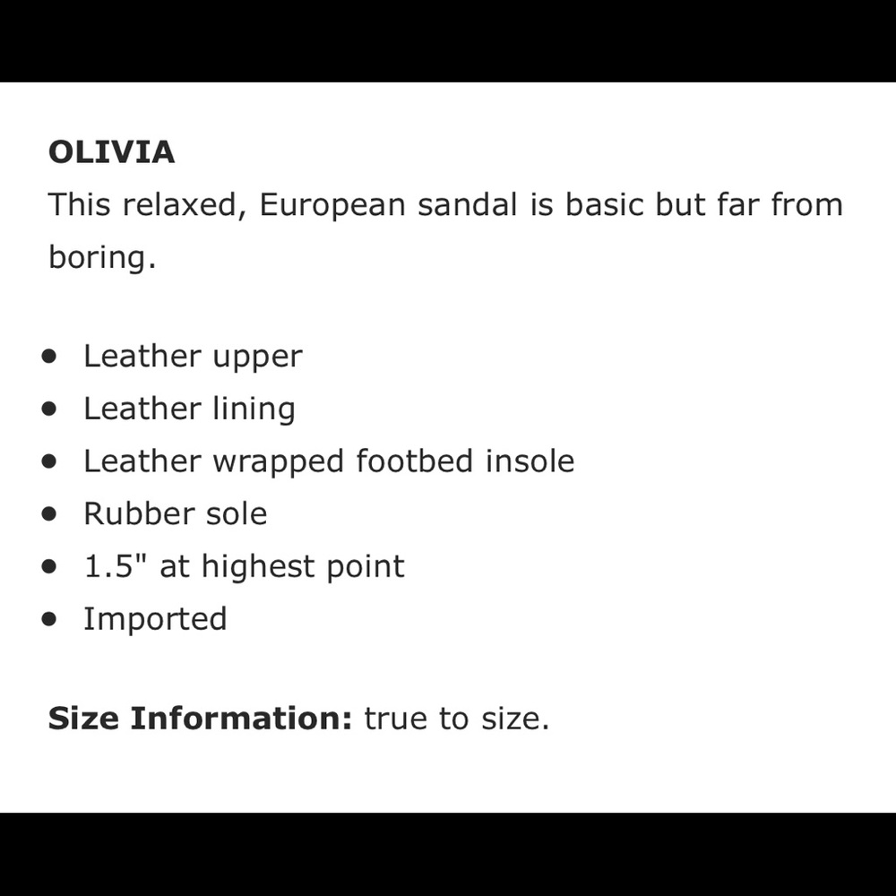 LAST ONE | J/Slides | Olivia Sandal | Black - Picture 8 of 8